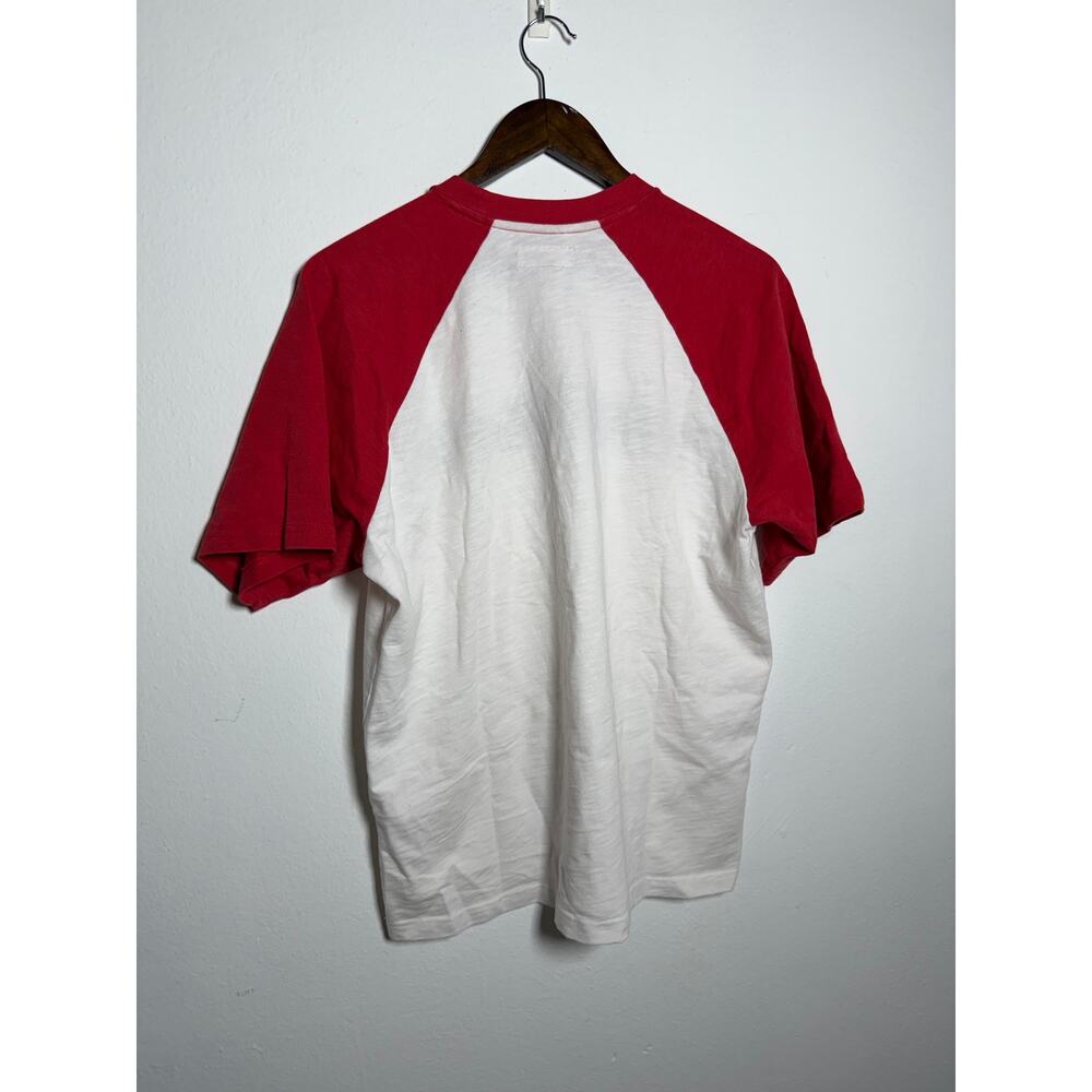 Supreme Rhinestone Raglan Short-Sleeve Top 'White' - Picture 3 of 5